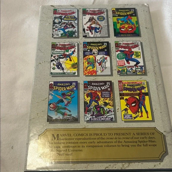 Marvel Masterworks Spider-Man Hardcover with Red and Gold Accents - Picture 3 of 5